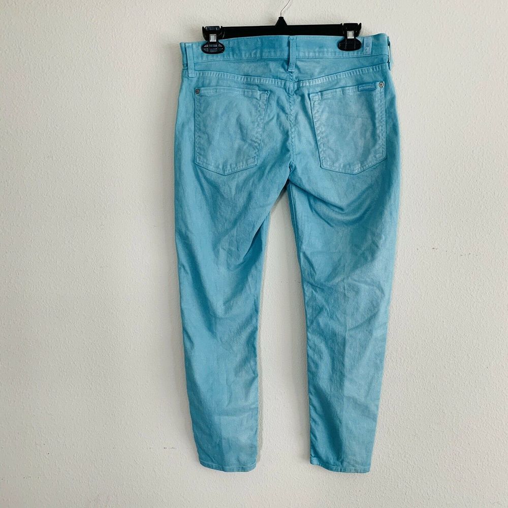 7 For All Mankind The Cropped Skinny Stretch Jeans - Picture 5 of 5